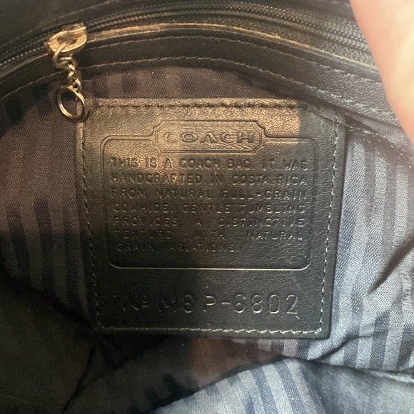 Coach Vintage Cow Hide Leather Adjustable strap Purse - Picture 12 of 12